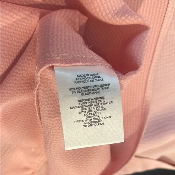 JONES NEW YORK Hammered Satin Crew Neck Short Sleeve Side Button Blouse - Picture 11 of 13